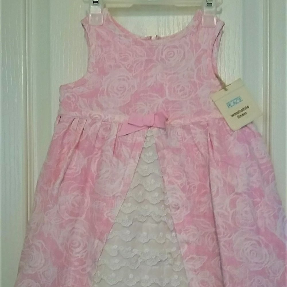 Children's Place Little Girls Easter Dress Size 12 months